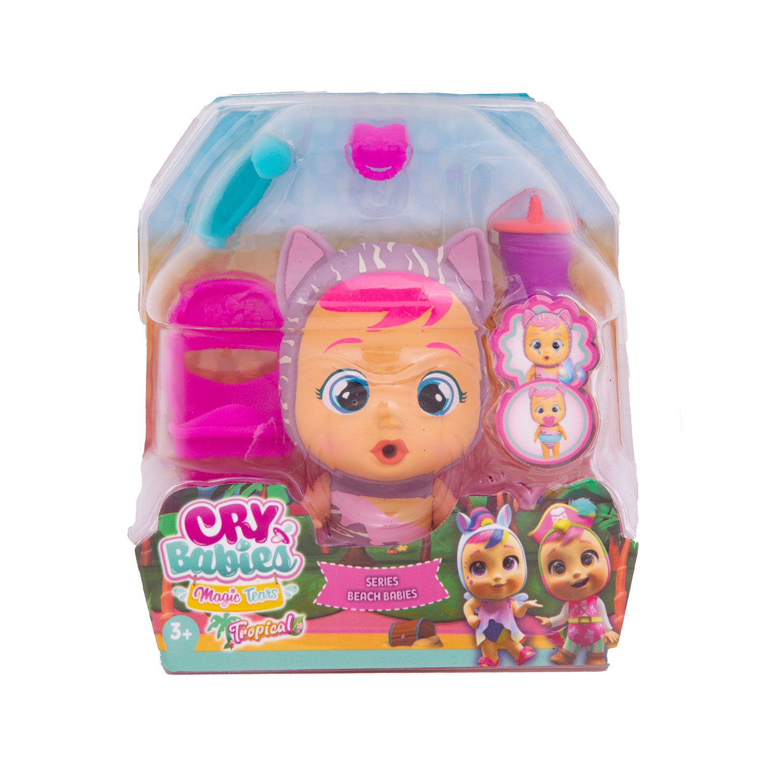 0c77f8cb-681b-8ad5-dafb-018e089bc1f6.jpg Cry Babies Magic Tears Κλαψουλίνια Σειρά Tropical Beach Babies (1013-91609) - Image 1