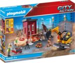 Playmobil Μικρός Εκσκαφέας με Ερπύστριες και Δομικά Στοιχεία - (70443)