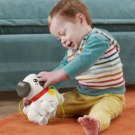 Fisher Price Συρόμενο Παιχνίδι Σκυλάκι Pug Για Νήπια Με Κίνηση Και Ήχους (HTW94) - Image 3