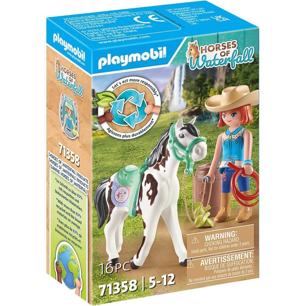 29281d87-248c-83b4-f385-01903471701f.jpg Playmobil Horses of Waterfall - Η Ellie με το Άλογo Sawdust (71358) - Image 1