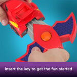 Fisher-Price Αυτοκινητάκι Dc Batwheels Redbird Launching με Κλειδί που εκτοξεύεται για σύγκρουση, Κλίμακας 1:55 (HRJ53-HRJ54) - Image 3