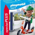 Playmobil Special Plus -  Χίπστερ με Ηλεκτρικό Σκούτερ (70873)