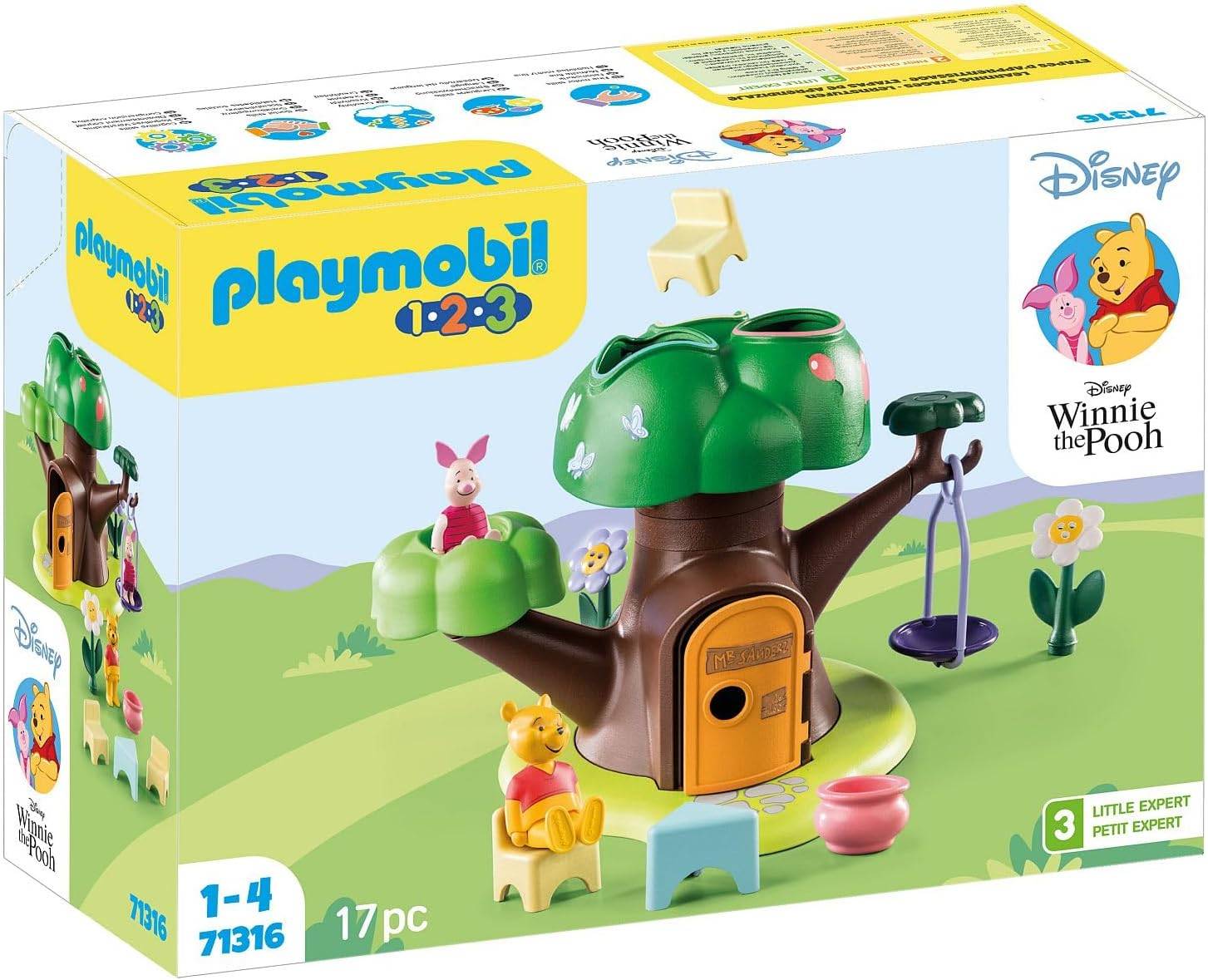 71039c73-08a4-8a2d-12f2-019034714e48.jpg Playmobil 1.2.3 & Disney - Το Δεντρόσπιτο του Γουίνι (71316) - Image 1