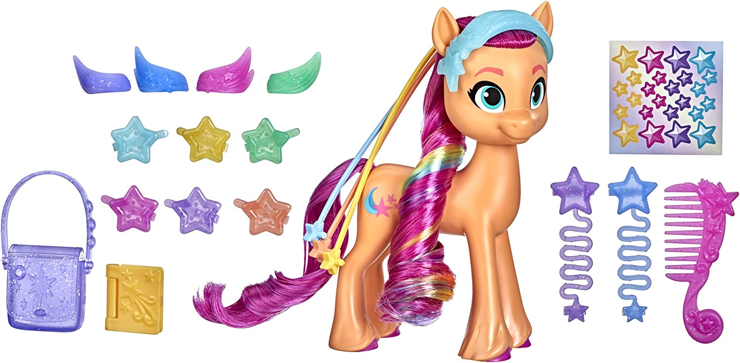 719bb65b-c9fd-c268-b1ef-0185102d0428.jpg My Little Pony Rainbow Reveal Αλογάκι Sunny με Αξεσουάρ - (F1794) - Image 1