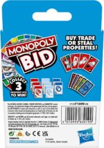 Επιτραπέζιο Παιχνίδι με Κάρτες Monopoly Bid - (F1699) - Image 3