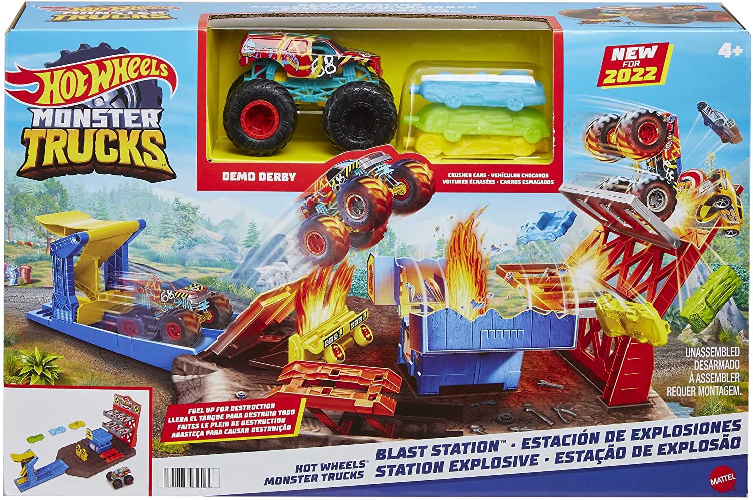 77231d83-c311-cf71-7612-0184d2549c0a.jpg Hot Wheels Σετ Εκρήξεις Συγκρούσεις - (HFB12) - Image 1