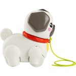 Fisher Price Συρόμενο Παιχνίδι Σκυλάκι Pug Για Νήπια Με Κίνηση Και Ήχους (HTW94) - Image 6