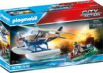 Playmobil Καταδίωξη Λαθρέμπορου Από Αστυνομικό Υδροπλάνο - (70779)
