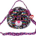 TY Beanie Boos Sequins Τσαντάκι Ώμου Λεοπάρδαλη Dotty (1607-95124)