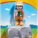 Playmobile Φύλακας Ζωολογικού Κήπου με Ελέφαντα - (9381)