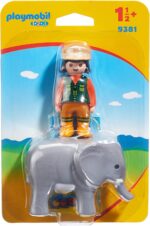 Playmobile Φύλακας Ζωολογικού Κήπου με Ελέφαντα - (9381)