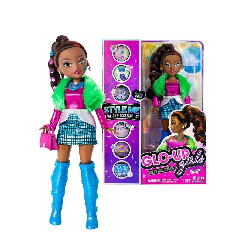 9b92ed91-8957-50e1-d7cc-0184cd8ec82a.jpg Glo Up Girls Κούκλα Kenzie - (GLU10000) - Image 1