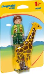 Playmobil Φύλακας Ζωολογικού Κήπου με Καμηλοπάρδαλη - (9380)