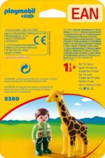 Playmobil Φύλακας Ζωολογικού Κήπου με Καμηλοπάρδαλη - (9380) - Image 3