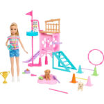 Barbie Stacie Στη Διάσωση - Εκπαίδευση Κουταβιών Με Κούκλα, 3 Σκυλάκια & Αξεσουάρ (HRM10)