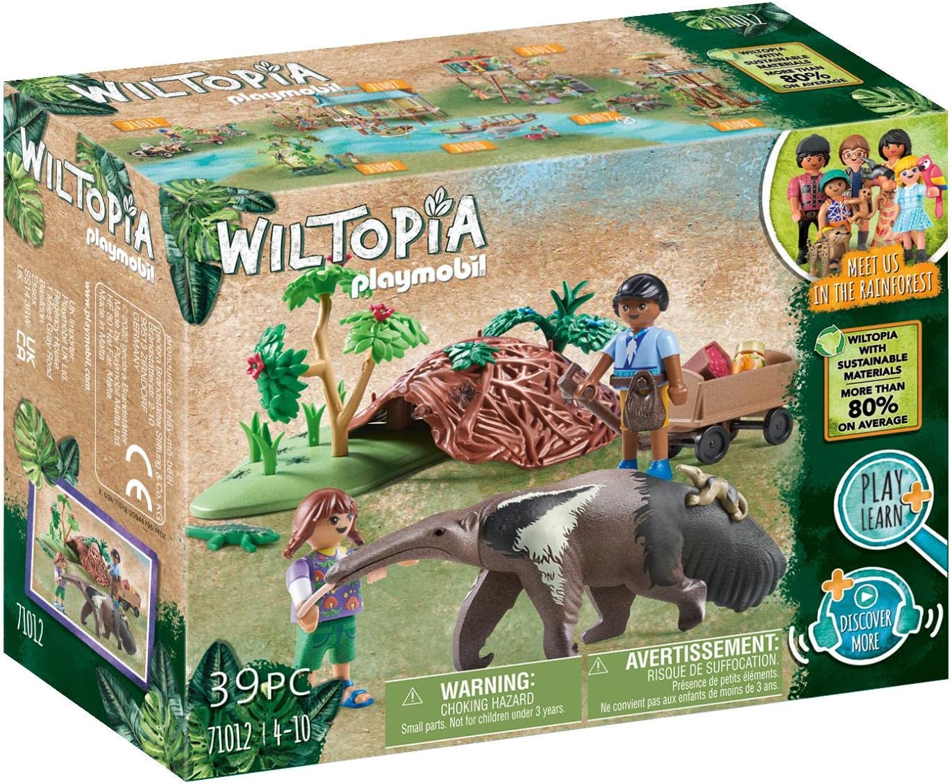 aa5166ee-ac80-6c56-4394-01847b7dee20.jpg Playmobil Παιδιά Φροντιστές Ζώων με Μυρμηγκοφάγο - (71012) - Image 1