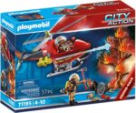 Playmobil Ελικόπτερο Πυροσβεστικής - (71195)