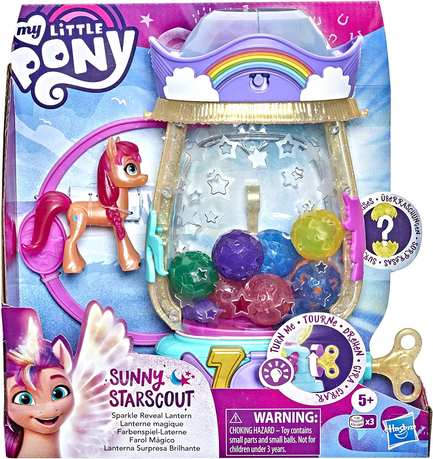afc4d0d3-b944-7e24-c092-01851027799c.jpg My Little Pony Sparkle Reveal Αλογάκι Sunny με Αξεσουάρ - (F3329) - Image 1