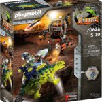 Playmobil Αγκυλόσαυρος Με Μαχητή Εναντίον Ρομπότ - (70626)