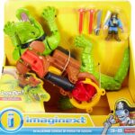 Imaginext Κροκόδειλος Τέρας Και Πειρατής Με Αξεσουάρ - (DHH63)