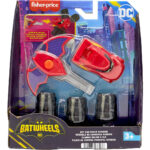 Fisher-Price Αυτοκινητάκι Dc Batwheels Redbird Launching με Κλειδί που εκτοξεύεται για σύγκρουση, Κλίμακας 1:55 (HRJ53-HRJ54) - Image 6