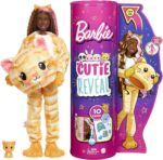 Barbie Cutie Reveal Κούκλα Με Βελούδινη Στολή Γάτα (HHG18-HHG20)