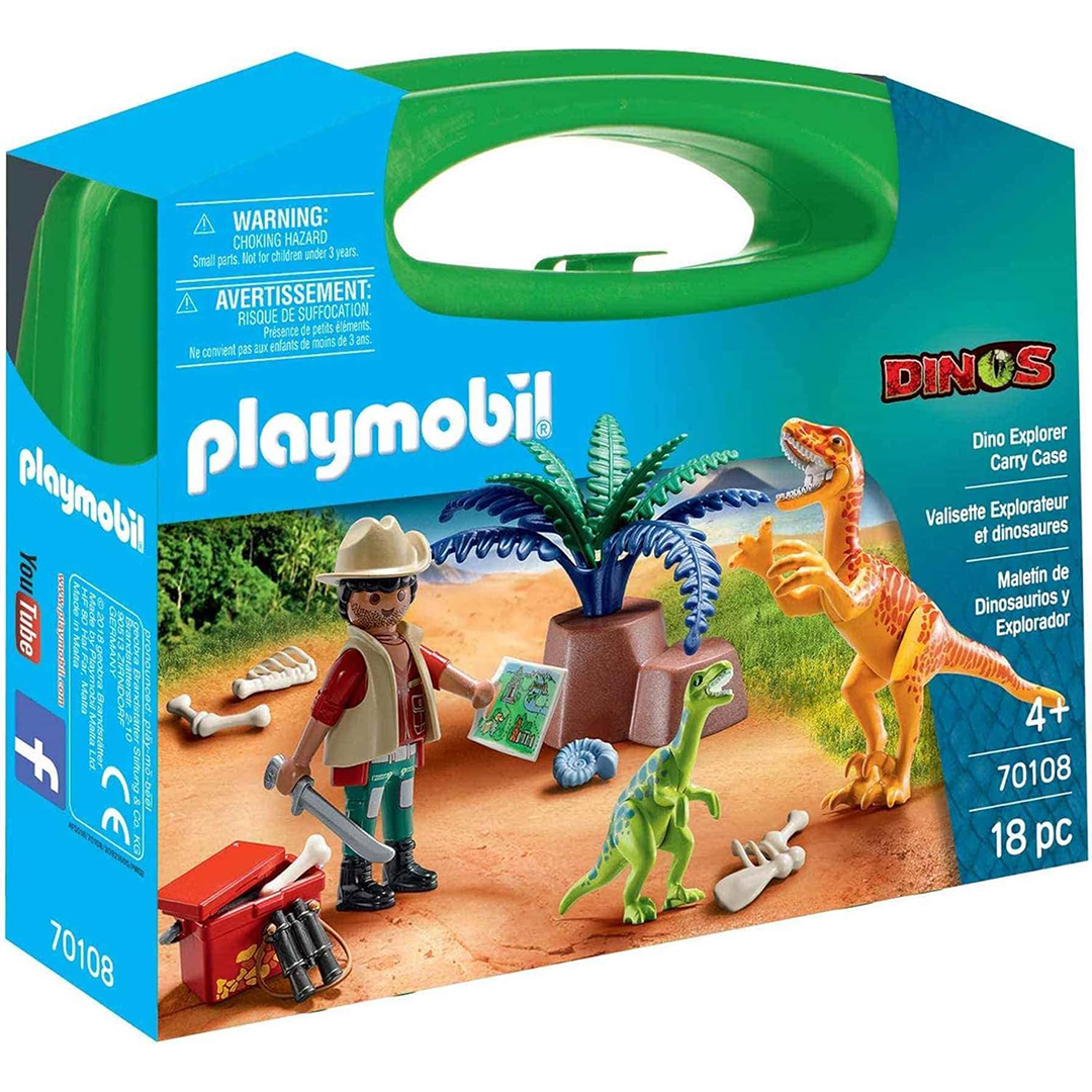 cbeb31e0-9254-10de-d069-01946e68502a.jpg Playmobil Βαλιτσάκι Εξερευνητής Και Δεινόσαυροι (70108) - Image 1