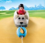 Playmobil Τρενάκι με Βαγόνι Σκυλάκι - (70406) - Image 4