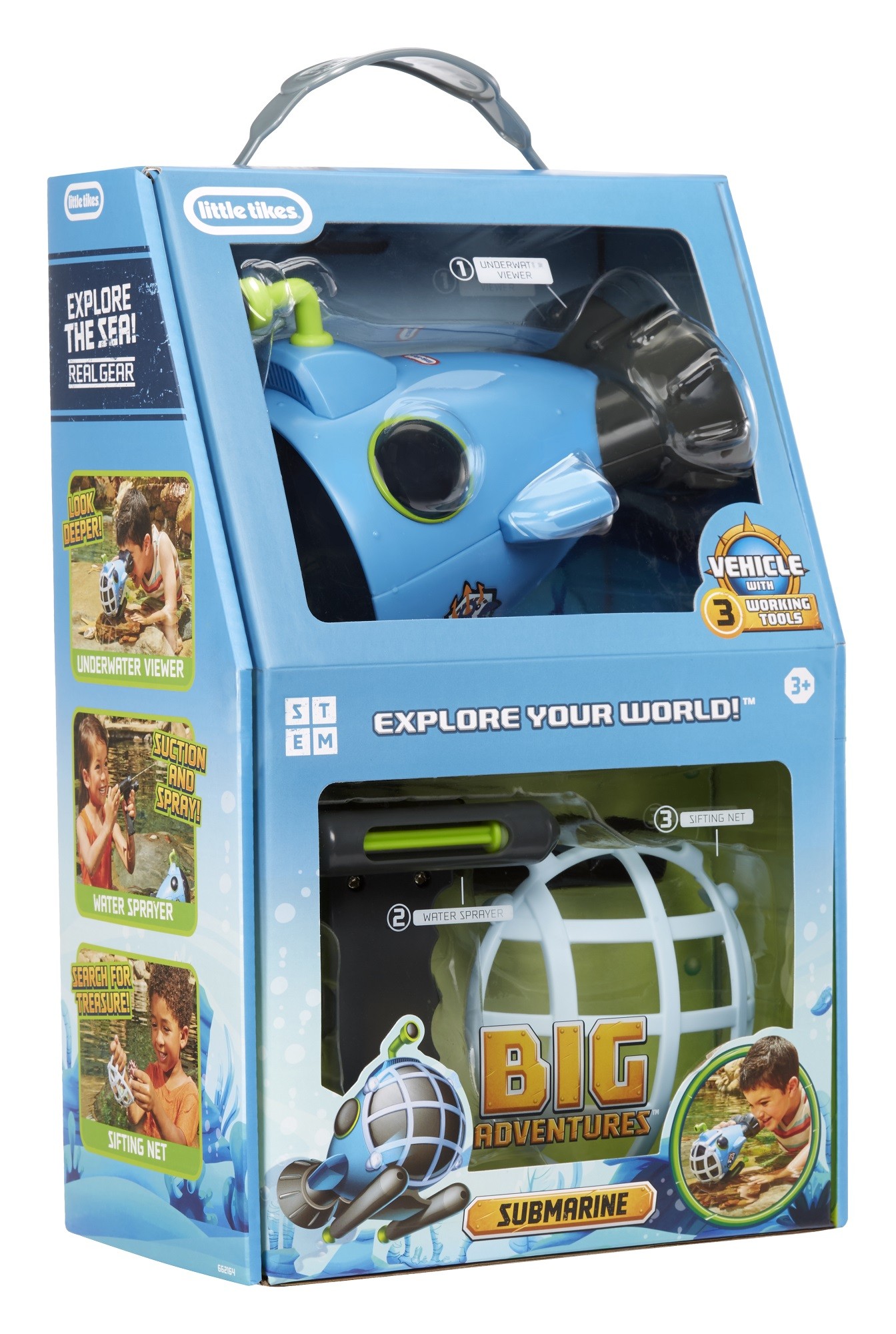 d04a16b0-be8b-9c95-a364-018a2ce7b9e9.jpg Little Tikes Μεγάλο Υποβρύχιο - (662164EUC) - Image 1