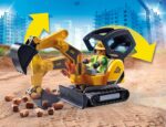 Playmobil Μικρός Εκσκαφέας με Ερπύστριες και Δομικά Στοιχεία - (70443) - Image 4