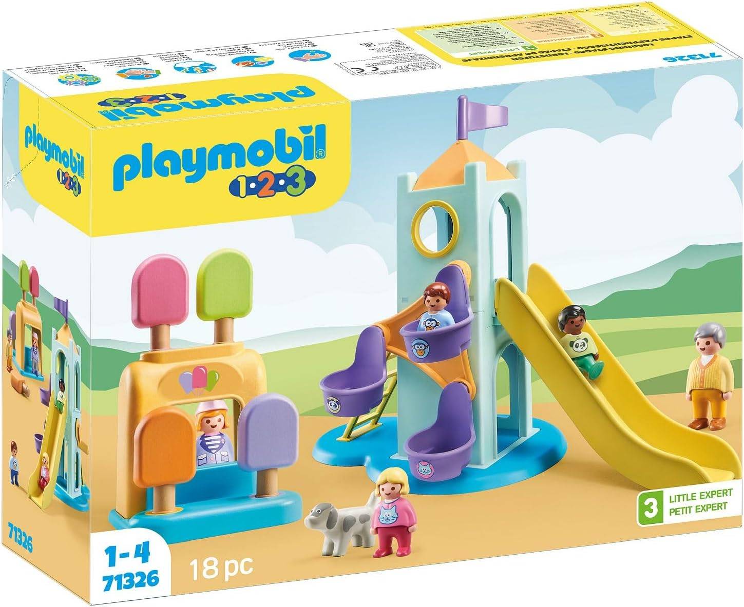 d532022f-6ea0-4388-c3df-019034715979.jpg Playmobil 1.2.3 - Διασκέδαση στην Παιδική Xαρά (71326) - Image 1