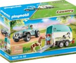 Playmobil Όχημα Με Τρέιλερ Μεταφοράς Πόνυ - (70511)