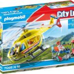 Playmobil City Life -  Ελικόπτερο Πρώτων Βοηθειών (71203)
