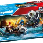 Playmobil Σύλληψη Ληστή Έργων Τέχνης από Αστυνομικό Jetpack - (70782)