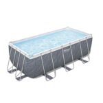 Bestway Ορθογώνια Πίσίνα με  Power Steel 412εκ.x201εκ.x122εκ. (56722)