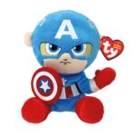 TY Beanie Babies Χνουδωτό Captain America 15 Εκ.(1607-44002)