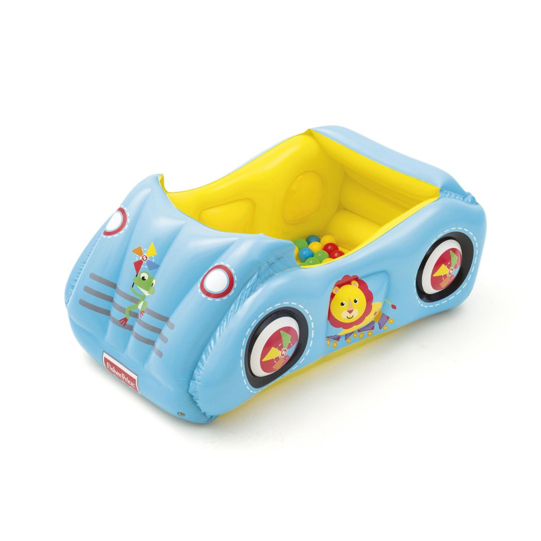 bea038e8-a23b-6845-3a5e-01956ab6b183.jpg Bestway Fisher Price Φουσκωτό Αυτοκινητάκι 1,19 μ x 79 εκ x 51 εκ 2+ (93535) - Image 1