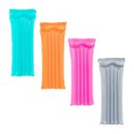 Bestway Φουσκωτό Διάφανο Στρώμα Με Μαξιλάρι 183x76εκ. (44013)