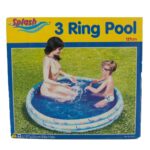 Splash Παιδική Πισίνα με 3 Δακτύλιους 127 X 25εκ. (9012) POOL 3 RING
