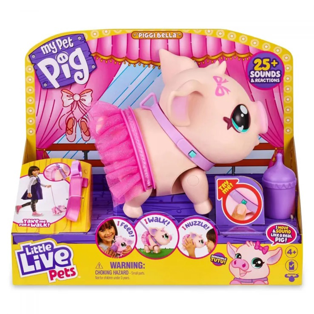 e19c2689-eed6-717a-a444-019a869c8fe1.jpg Little Live Pets Lucky Γουρουνάκι Μπαλαρίνα (LPW01000) - Image 1
