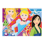Princess Disney Παιδικό Παζλ Super Color Clementoni 2x20 Τμχ. (1200-24766) - Image 2