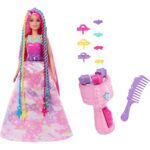 Barbie Dreamtopia Κούκλα Twist N Style Ονειρικά Μαλλιά (JCW55)