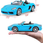 Bburago Porsche 718 Boxster 1:24 Μπλέ (18-21087) - Image 9