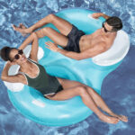 Bestway Διπλό Φουσκωτό Ανετο Στρώμα Deluxe Swim Tube 1.88μ x 1.17μ (43009) - Image 4