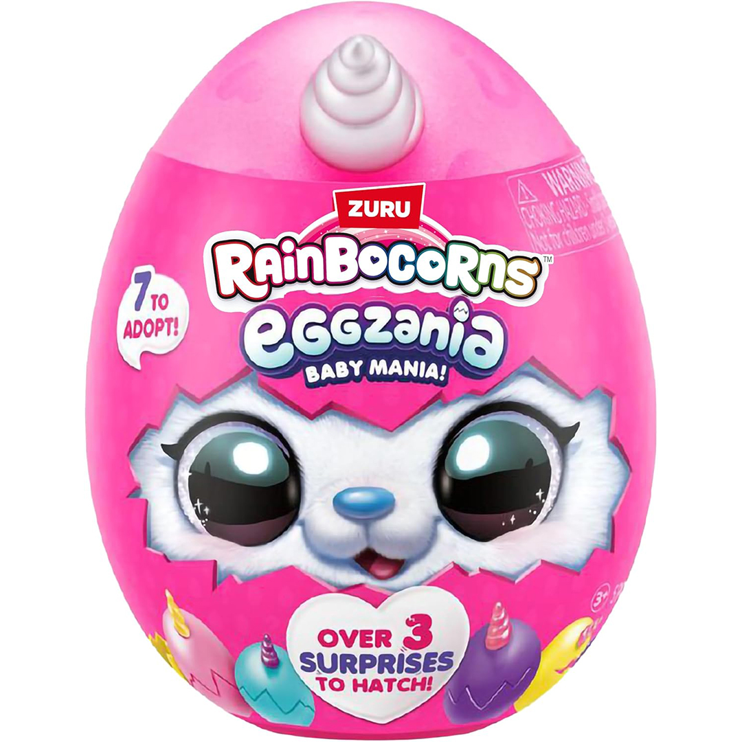 2d107912-c803-856e-4323-019ec1760ab9.jpg Zuru Rainbocorns Eggzania Baby Mania (92111) - Image 1