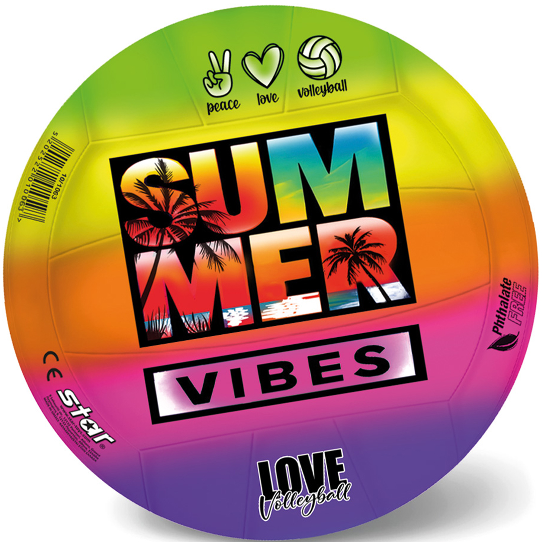 355477e3-f104-2569-4da4-019ee0eed618.jpg Beach Volley Fluo Ball 23 cm (101063) - Image 1